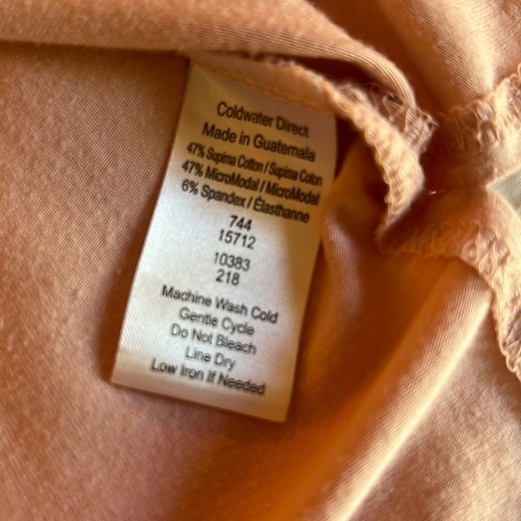 Coldwater Creek Woman’s Fitted Cotton Tee Shirt - Picture 5 of 5